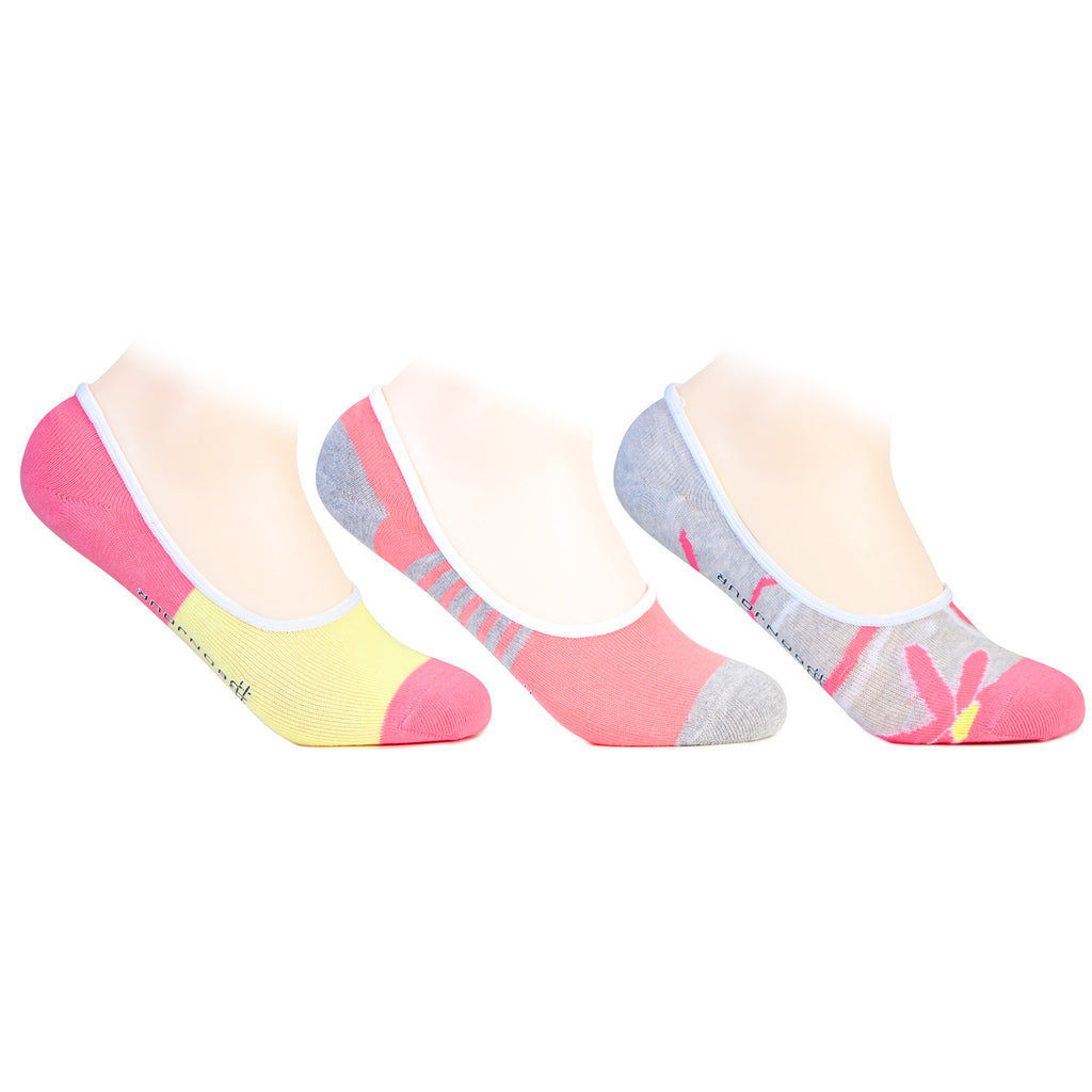 Women Playful Patterns Loafer Socks - Pack Of 3