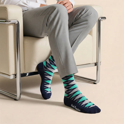 Hush Puppies Men's Multicolored Crew Socks -  Pack of 3