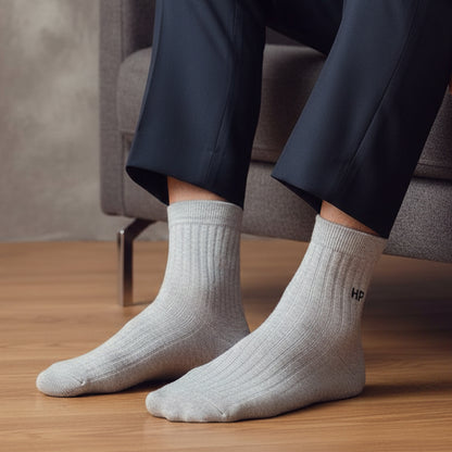 Hush Puppies Men's Cotton Ankle Rib Socks - Pack of 3