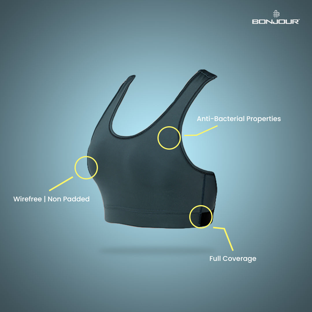 Boolavard TM Women's Bra Seamless Leisure Crop Top Vest Sport