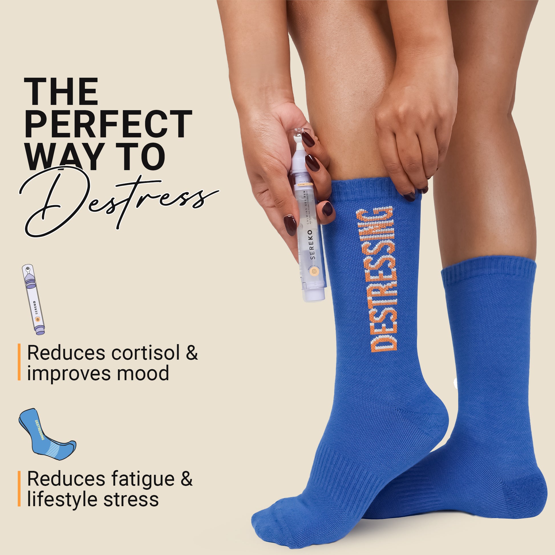 Bonjour lifestyle  stress compression socks