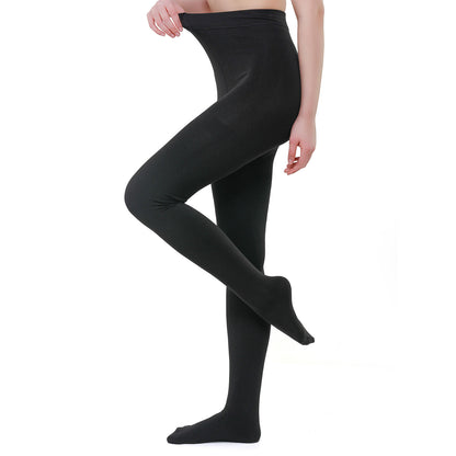 Warm Velvet Tights for Girls (Black)