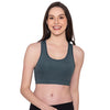 Women's Wirefree and Double Padded Full Coverage Sports Bra - Olive