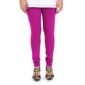 Women's Cotton Churidar Leggings (Free Size) - Magic Pink