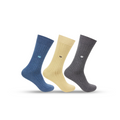 Hush Puppies Men's Cotton Crew Rib Socks - Pack of 3