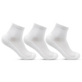 Men's Cushioned White Joggers Ankle Sports Socks- Pack of 3