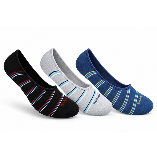 Hush Puppies Men's Multicolored Loafer Socks