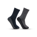 Woolen Gripper (Anti-Skid) Indoor Socks for Men (Color:- Anthra & Navy)