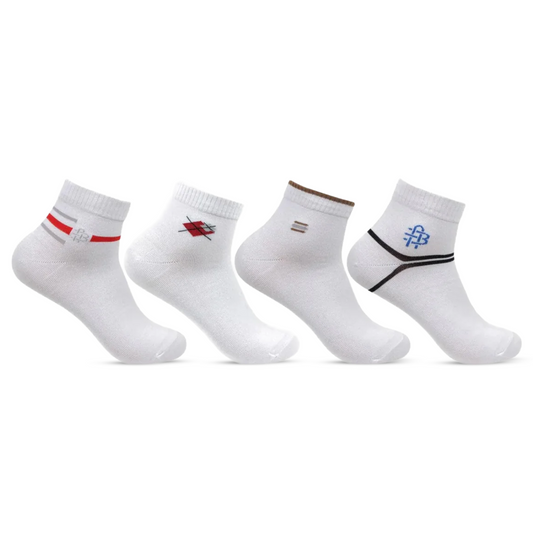 Bonjour Men  Ankle length Socks - Pack Of 4