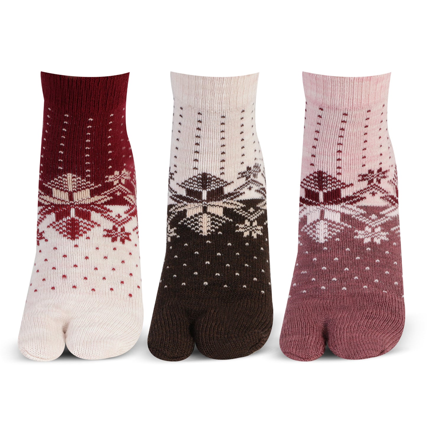 Women's Fine Woolen Thumb Ankle Socks (Pack of 3)