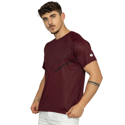 Men Printed Round Neck T-Shirt