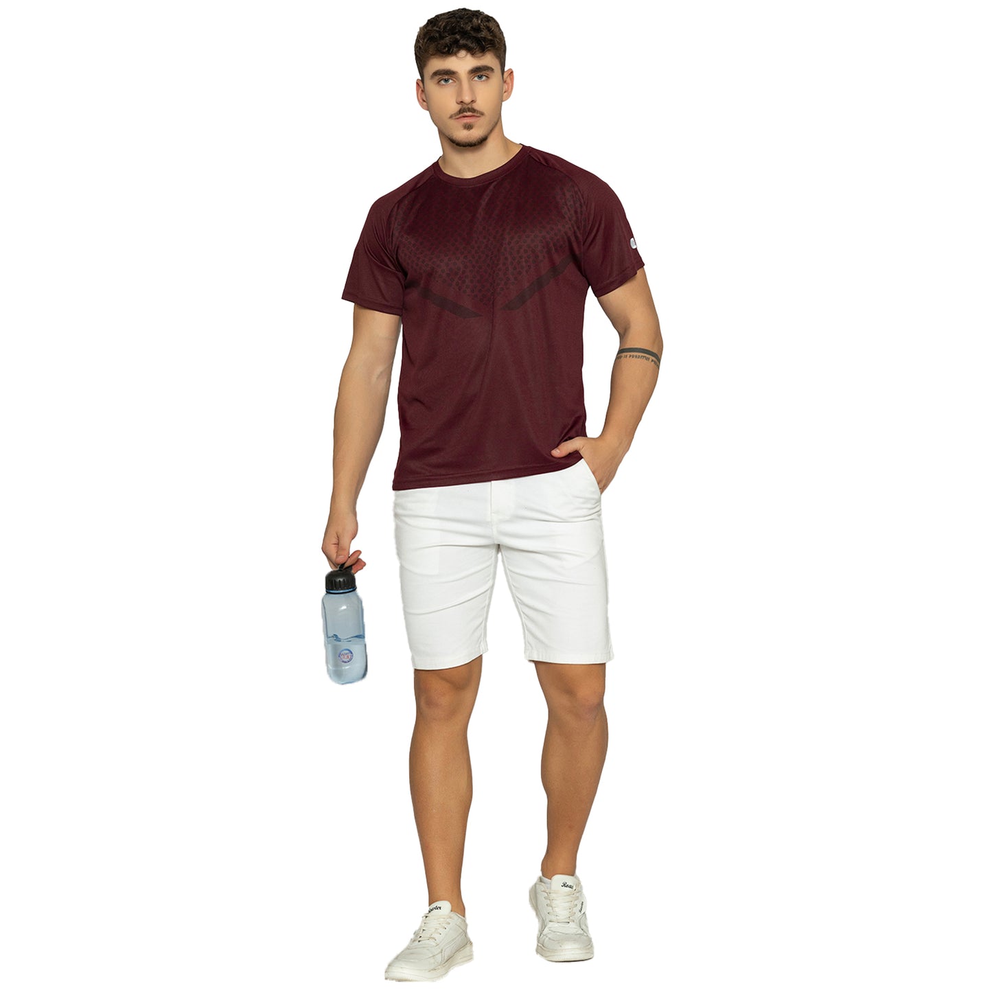 Men Printed Round Neck T-Shirt