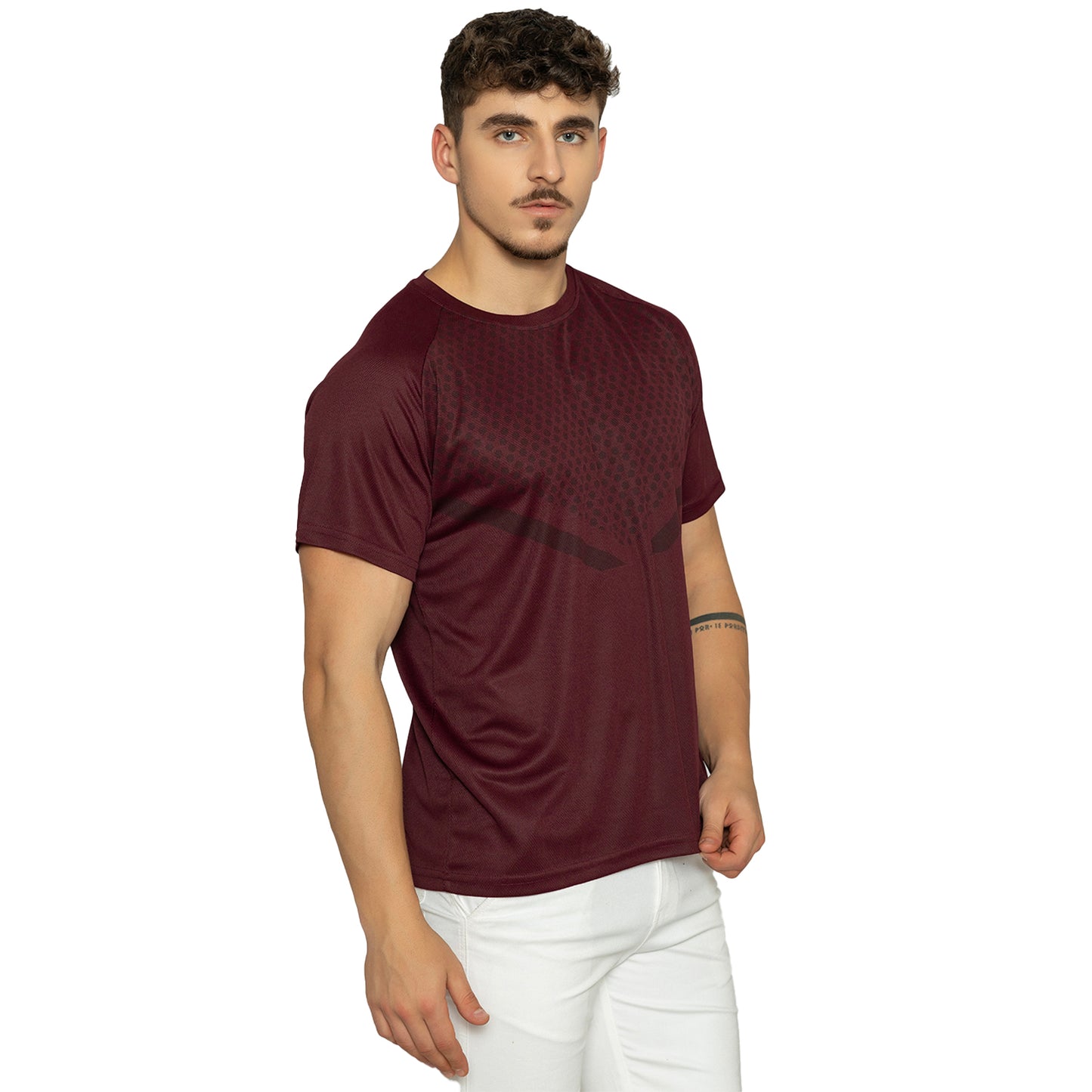 Men Printed Round Neck T-Shirt
