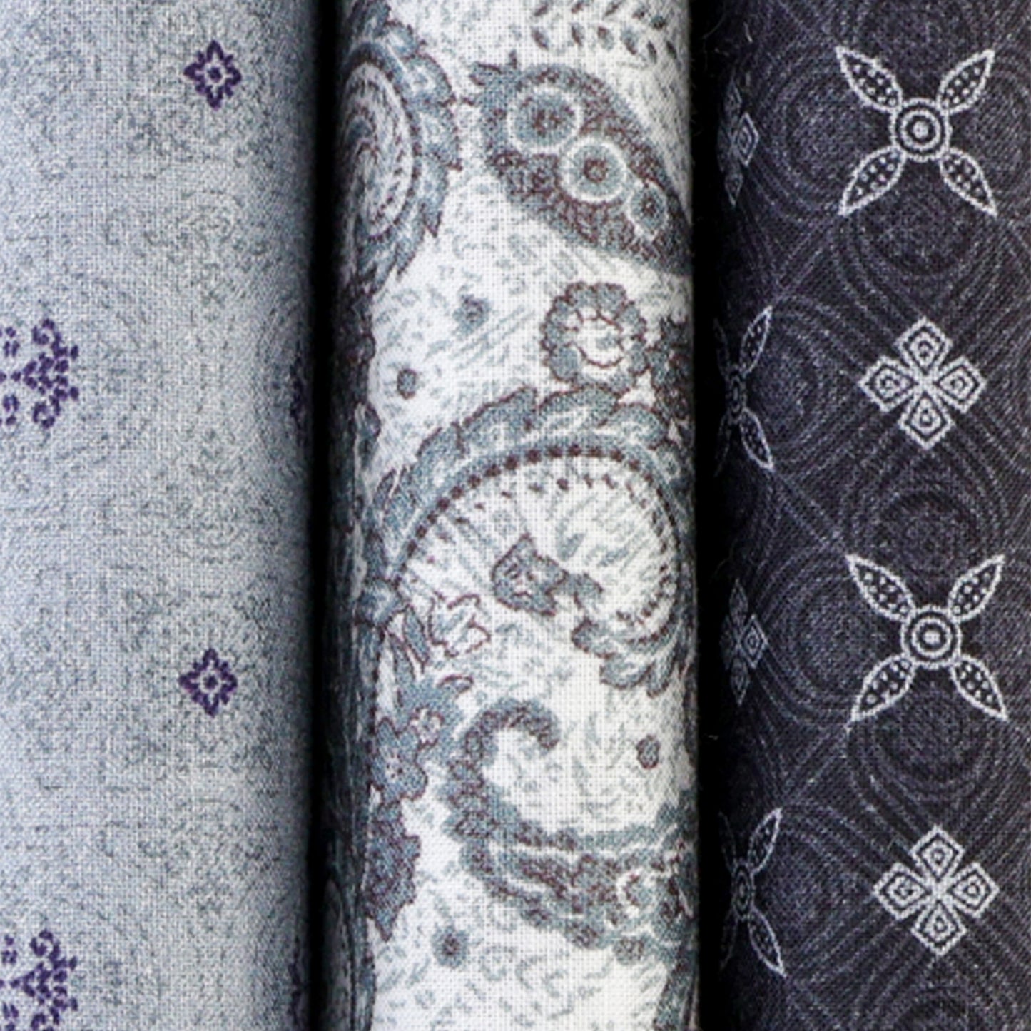 Silcora Men’s Cotton Handkerchiefs Pack of 3 (Color & Print May Vary)