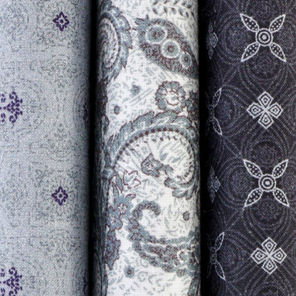 Silcora Men’s Cotton Handkerchiefs Pack of 3 (Color & Print May Vary)