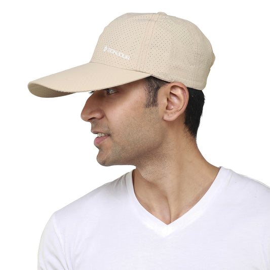Men Adjustable sports cap (Beige)
