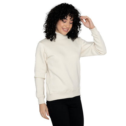 Women High Neck Sweatshirt