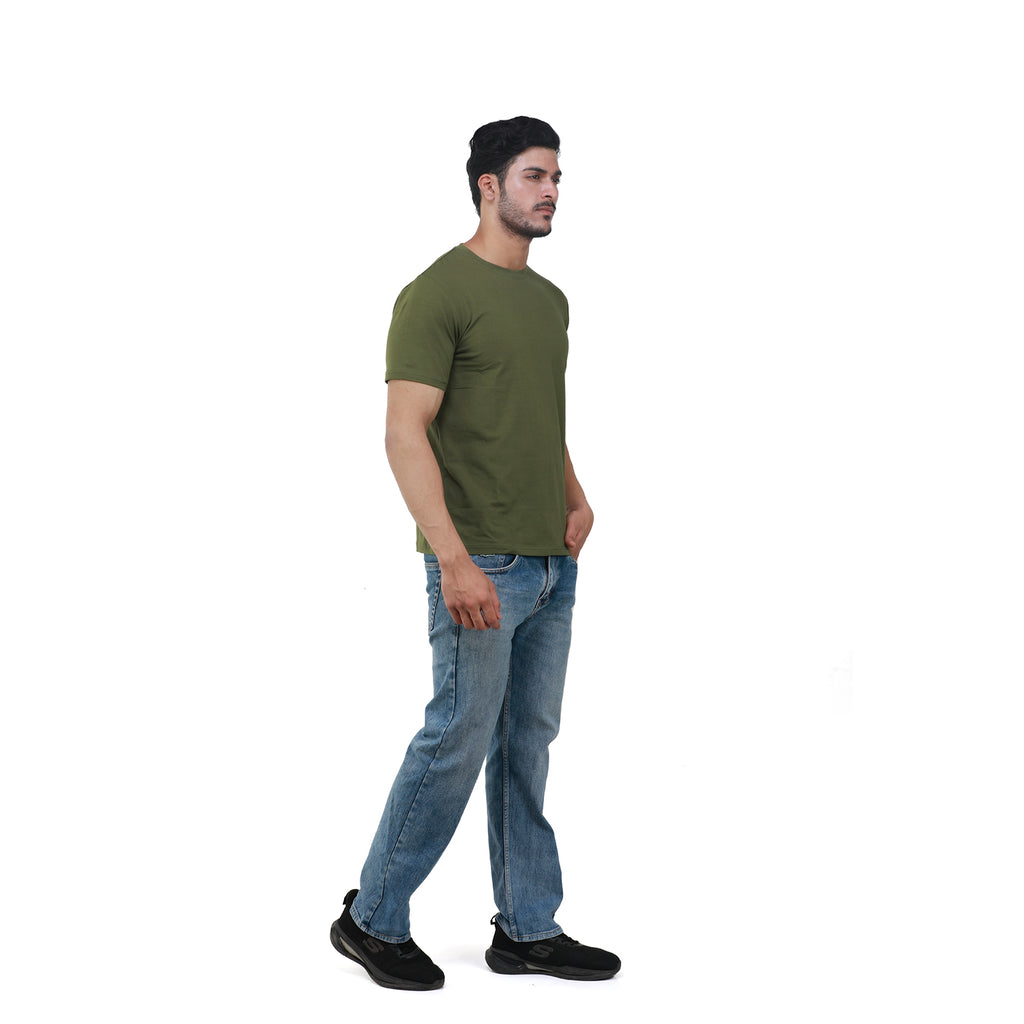 Grasshopper Round Neck Half Seleeve T-Shirt for Men