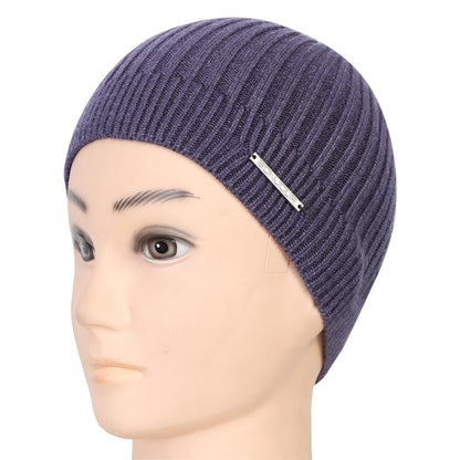 Unisex Woolen Winter Beanie Cap (Lt.Denim)