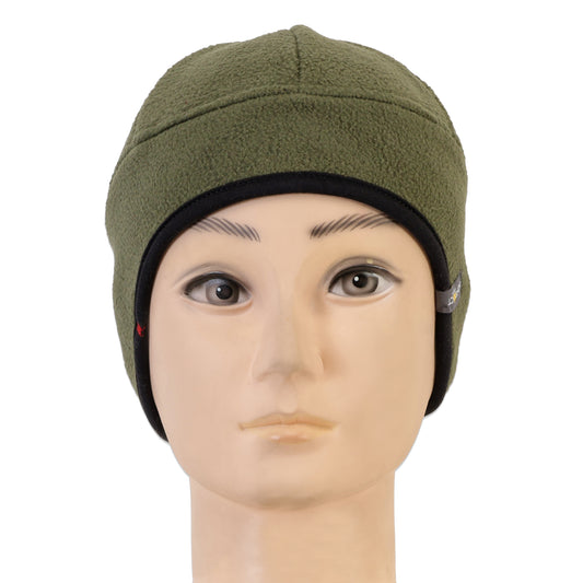 Unisex Woolen Polar Cap (Olive)