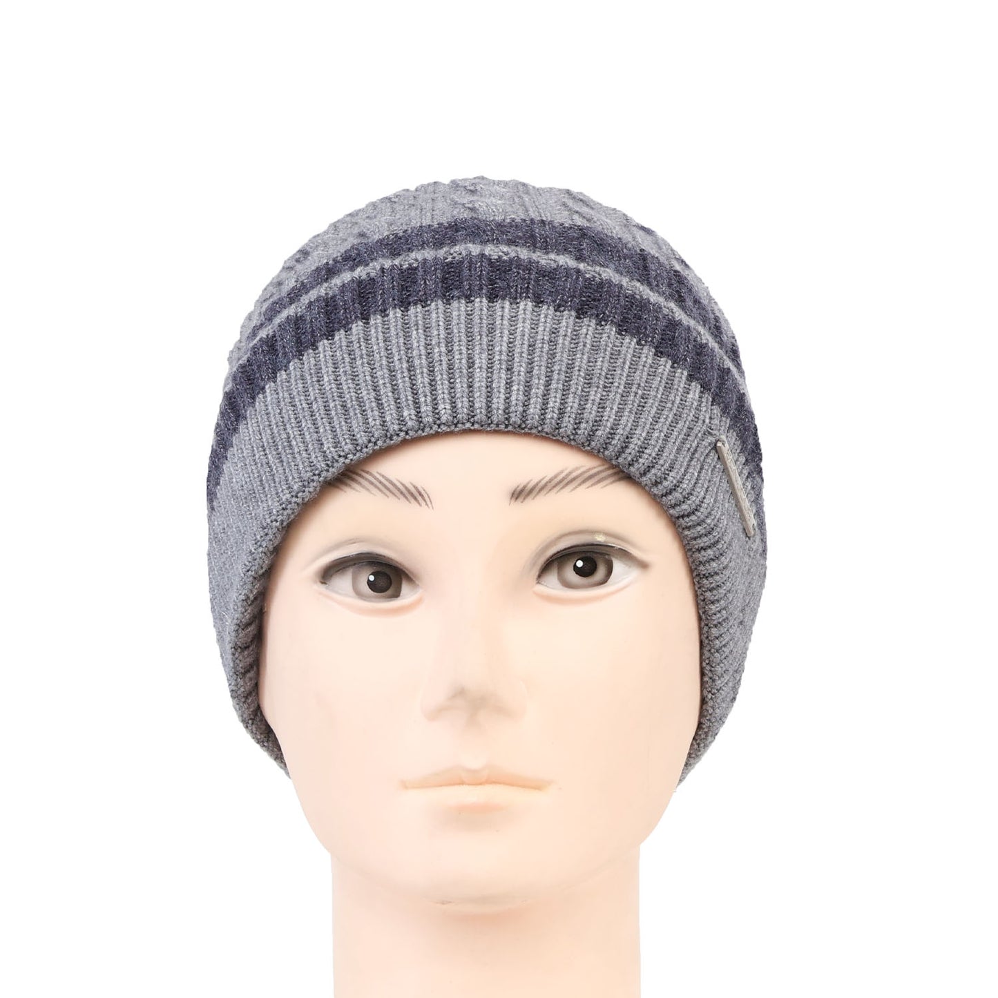Unisex Winter Beanie Cap (Dark Grey)
