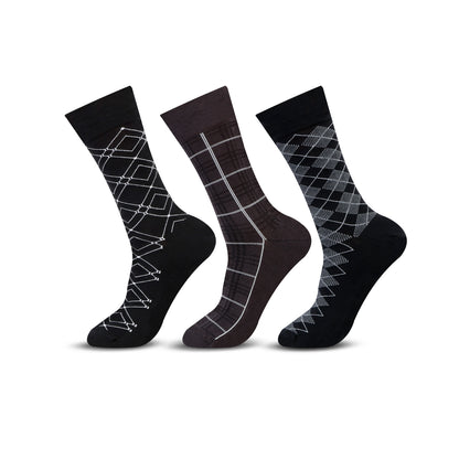 Men Elite Designer Socks - Pack of 3