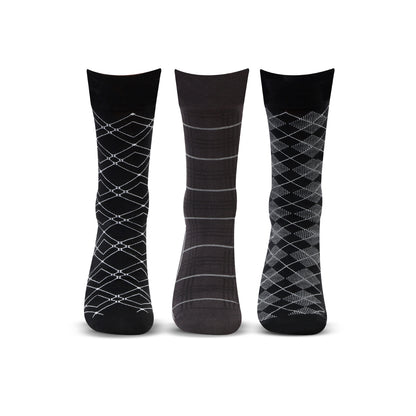 Men Elite Designer Socks - Pack of 3