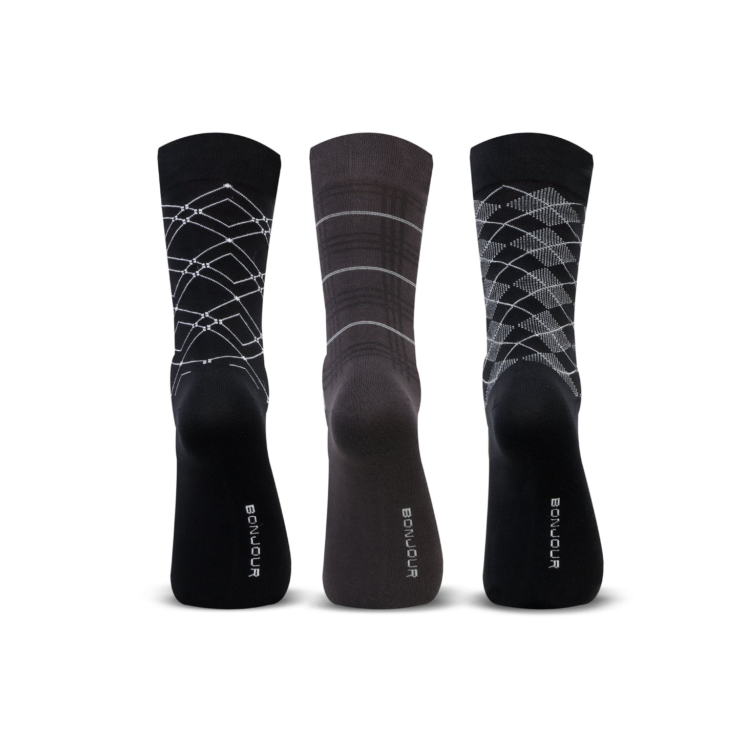 Men Elite Designer Socks - Pack of 3