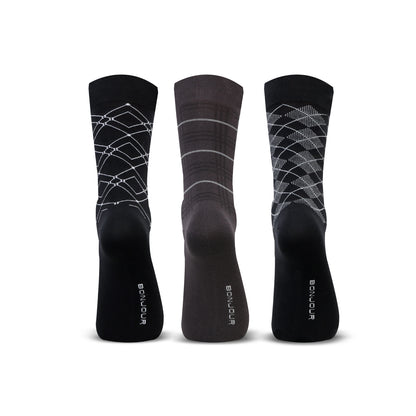 Men Elite Designer Socks - Pack of 3