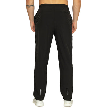 Men's Solid Trackpant- Black