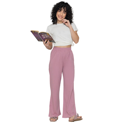 Women Flare Pants - Lilac