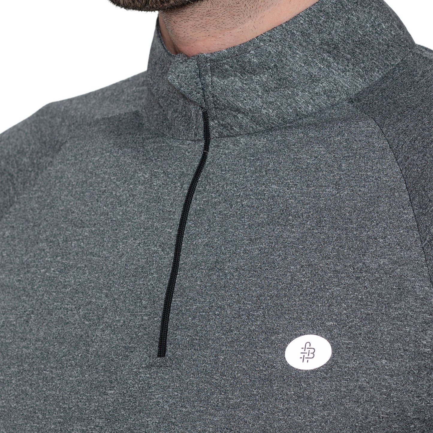 Men's Zip Neck Full Sleeve Regular Fit Sweatshirt