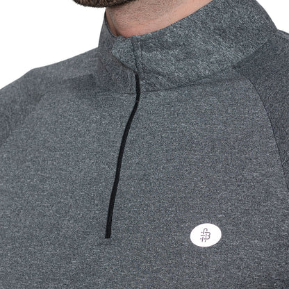Men's Zip Neck Full Sleeve Regular Fit Sweatshirt