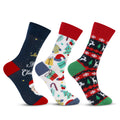 Unisex Christmas Socks for Men & Women - (Pack of 3)