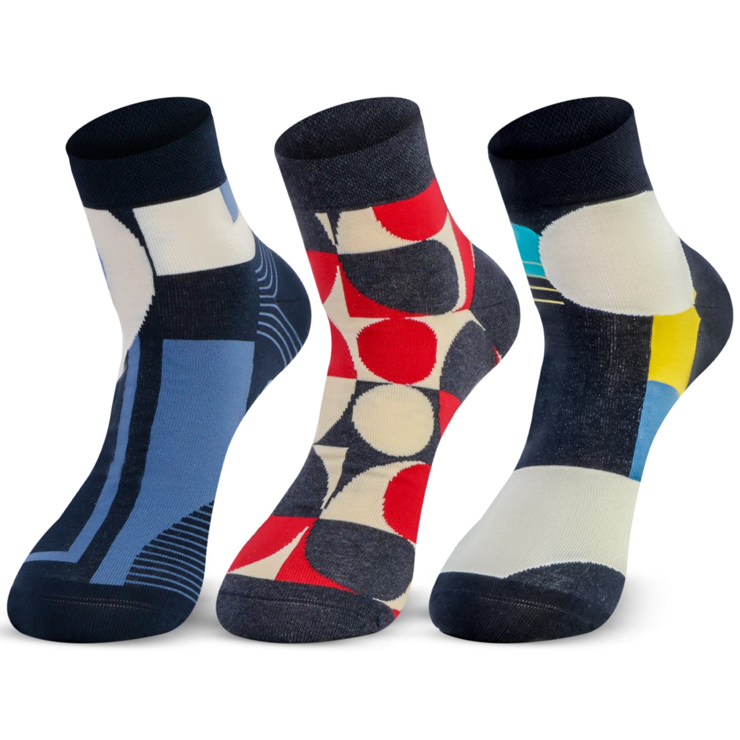 Men Graphic Pop Designer Ankle Socks
