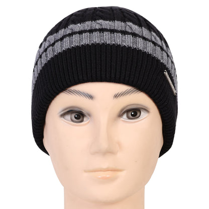 Unisex Winter Beanie Cap (Black)