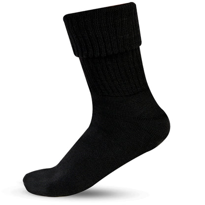 Women's Woolen Socks (Black) - Pack of 3