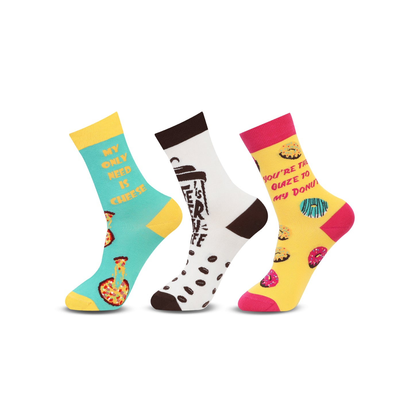 Food Design Printed Ankle Socks for Women & Girls