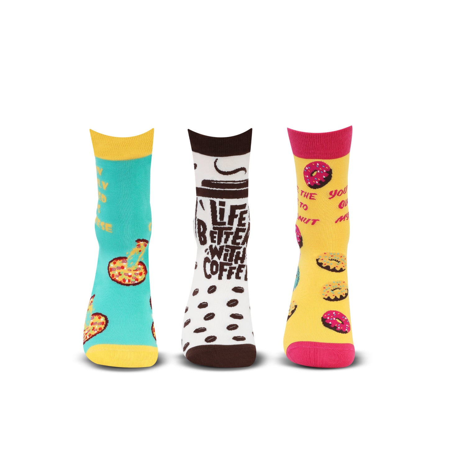 Food Design Printed Ankle Socks for Women & Girls