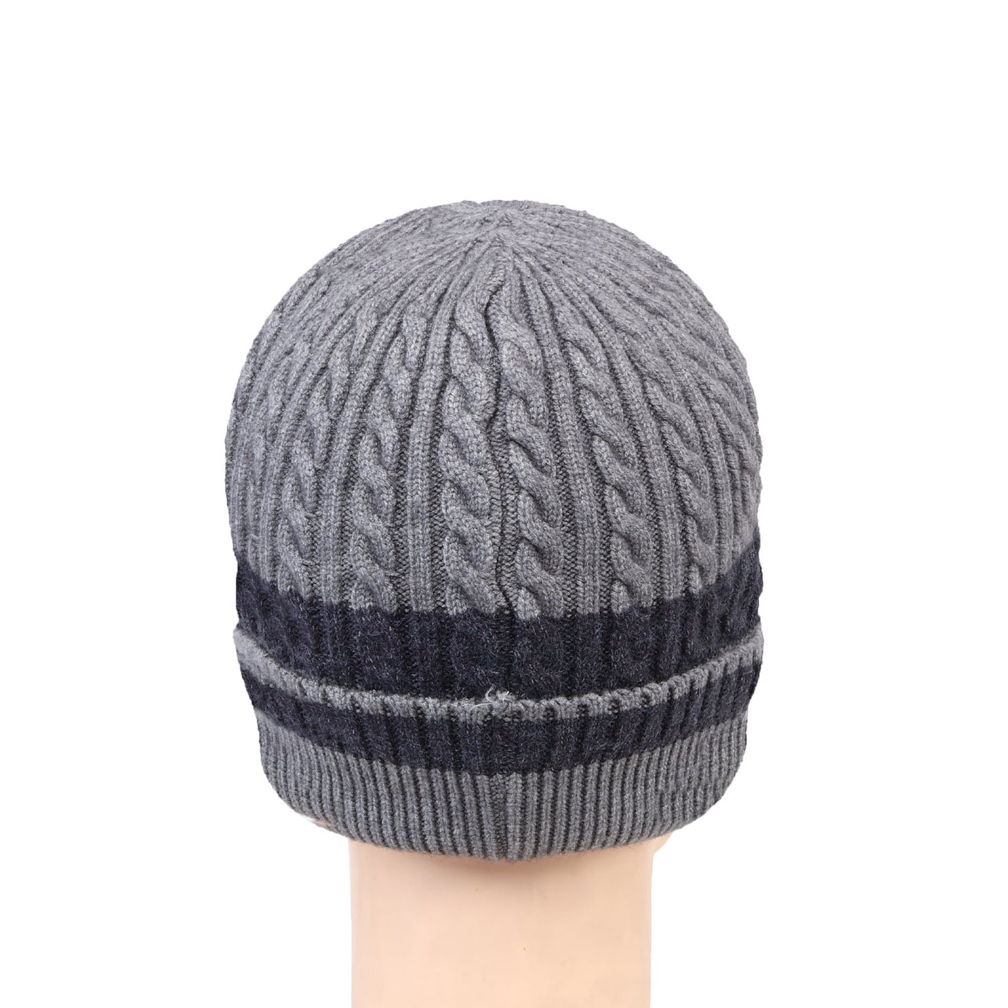 Unisex Winter Beanie Cap (Dark Grey)