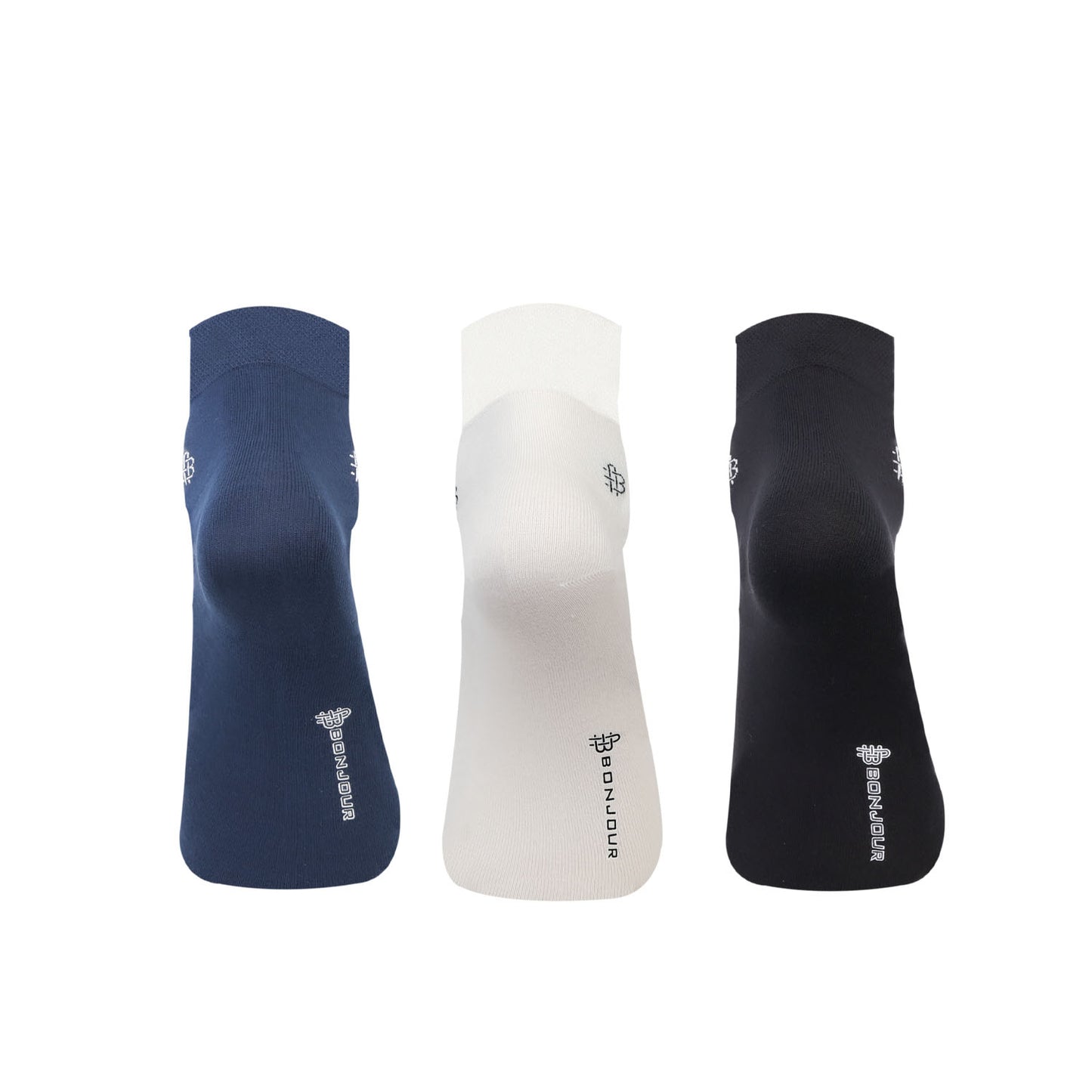 Bamboo Ankle Socks made from Fiber for Men - Pack of 3