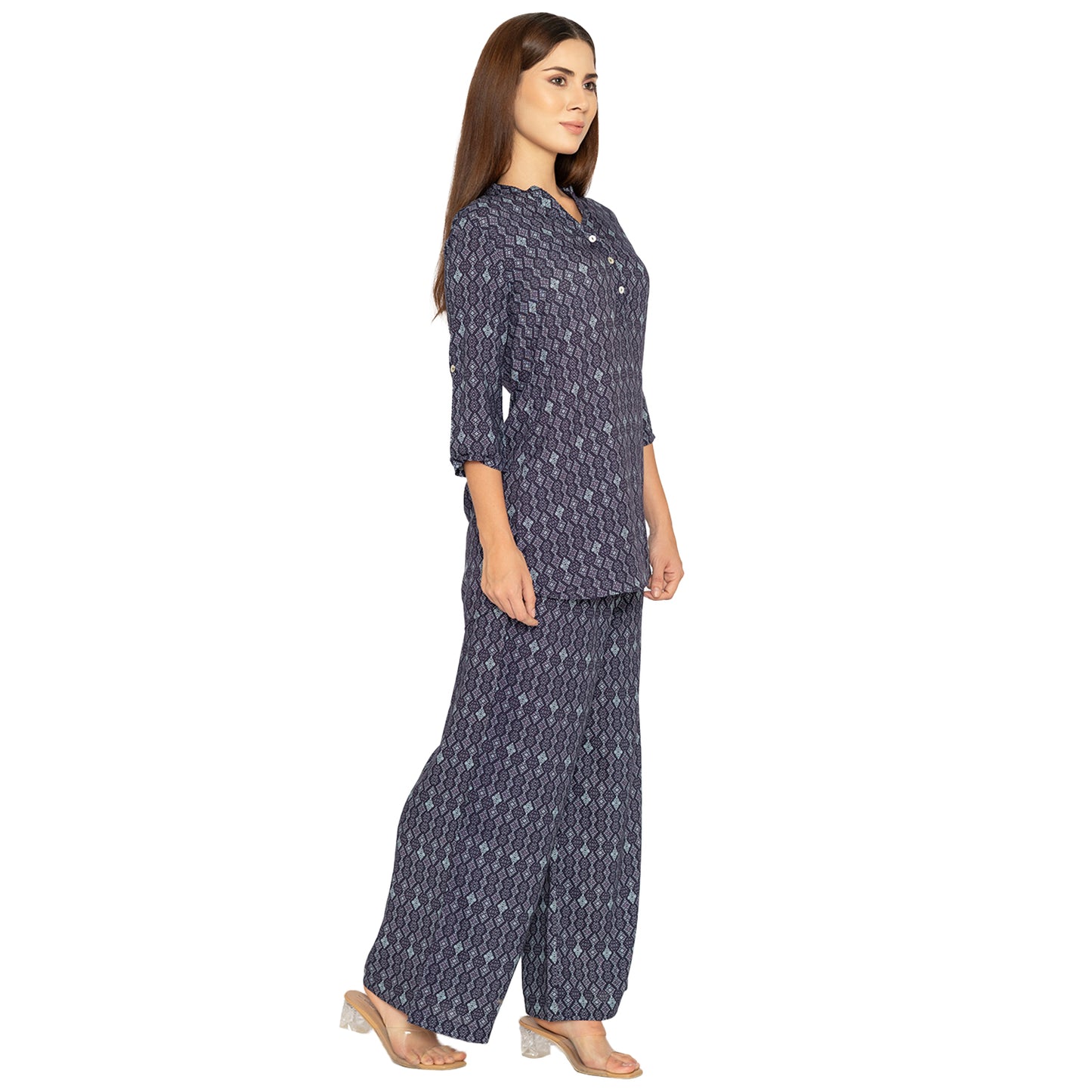 Indigo Printed Palazzo for Women