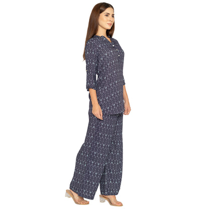 Indigo Printed Palazzo for Women