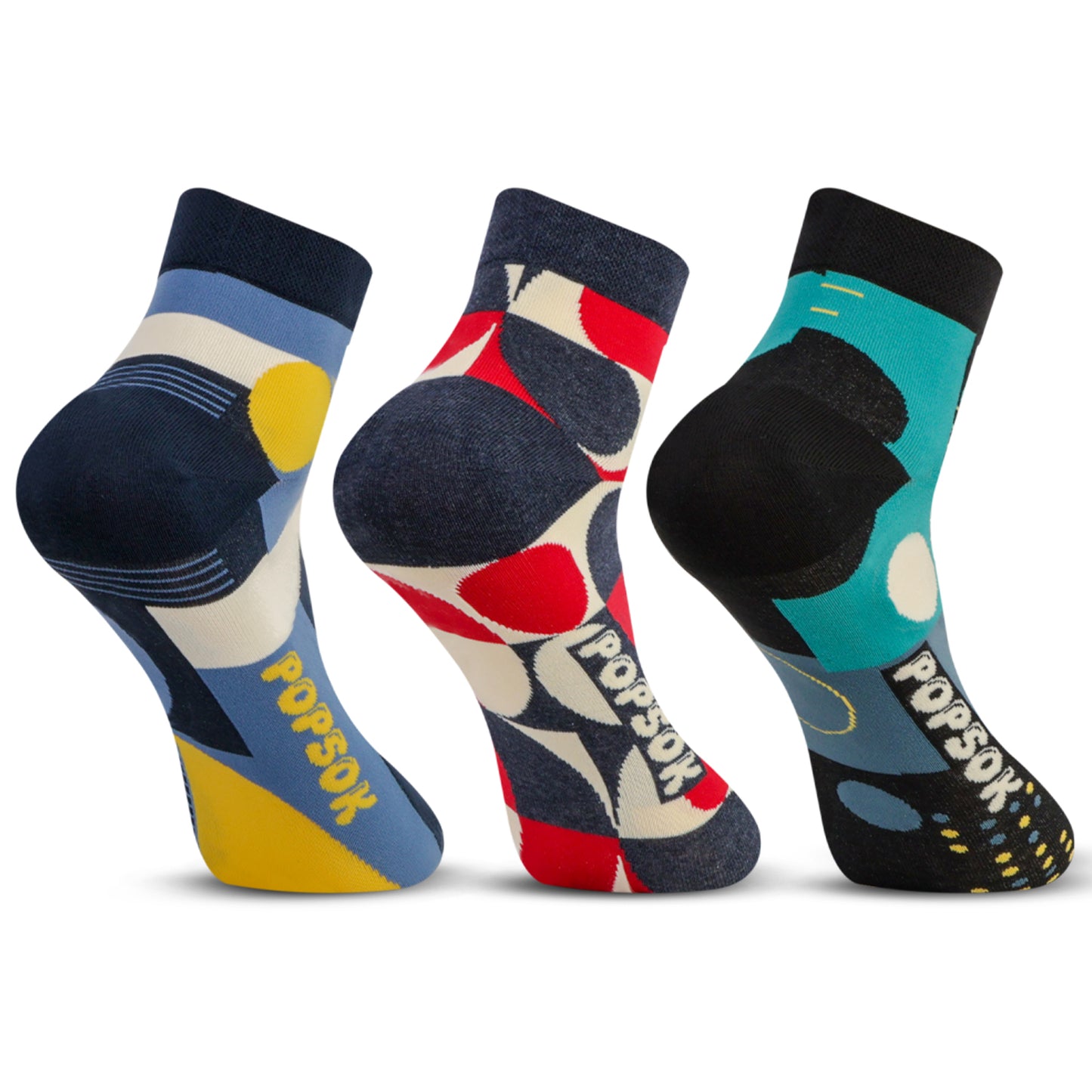 Men Graphic Pop Designer Ankle Socks