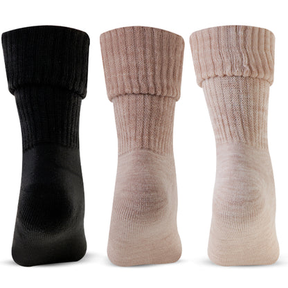 Woolen Thumb Socks For Women's in Pack Of 3 - Assorted