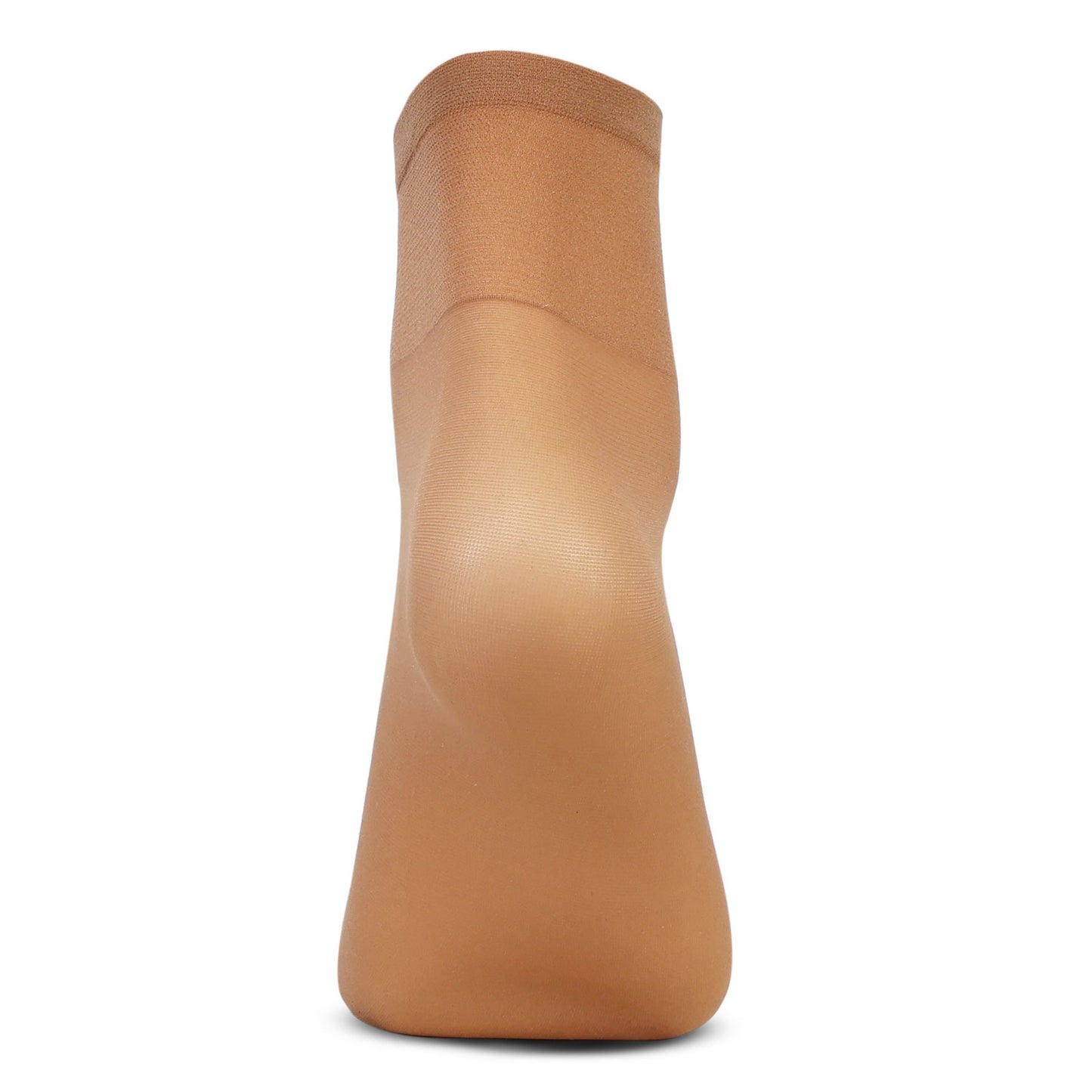 Women's & Girls' Sheer Matte Ankle High Socks (Skin)