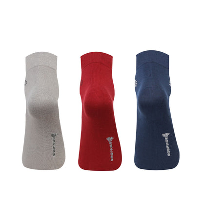 Men's Everyday Bamboo Ankle Socks | Assorted - Pack of 3