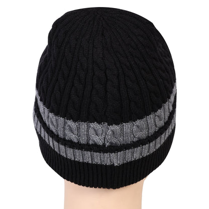 Unisex Winter Beanie Cap (Black)