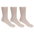 Women's Fine Woolen Thumb Crew Socks - Skin (Pack of 3))