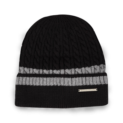 Unisex Winter Beanie Cap (Black)